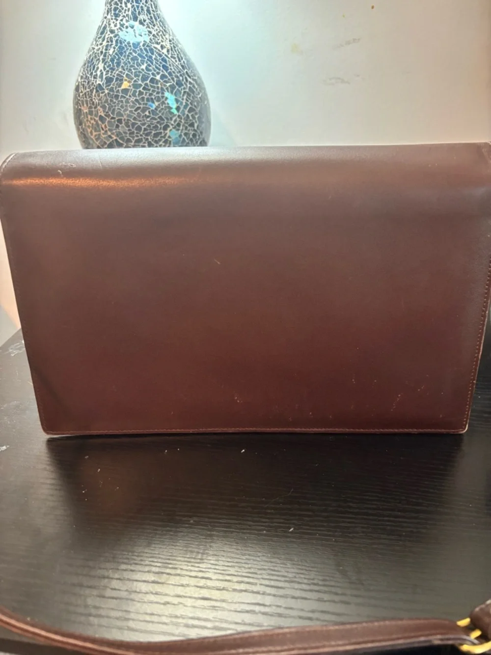 Authentic Vintage Givenchy 4G Leather Flap Bag - Brown - Good Exterior Condition